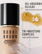 Bobbi Brown Weightless Skin Foundation SPF 15 Mini дълготраен матиращ фон дьо тен с хидратиращ ефект цвят Neutral Walnut 13 мл.