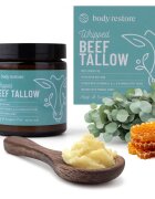 Body Restore Whipped Beef Tallow Balm Eucalyptus & Mint подхранващ крем за тяло 73 мл.
