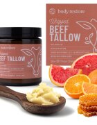 Body Restore Whipped Beef Tallow Balm Orange Grapefruit подхранващ крем за тяло без парфюм 71 гр.