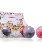 Bohemia Gifts Bath Bombs Bicycle пенлива топка за вана аромати Lavender + Rosehip & Rose 2x110 гр.