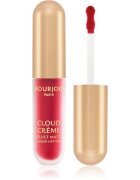 Bourjois Cloud Crème Velvet Matte ултра матиращо течно червило цвят 07 Red-y or Not 3.1 мл.