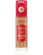 Bourjois Healthy Mix озаряващ хидратиращ фон дьо тен 24 часа цвят 58W Caramel 30 мл.