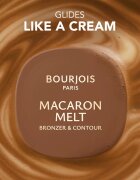 Bourjois Macaron Melt Bronzer & Contour бронзант и контурна пудра 2 в 1 цвят 03 Caramel Macchiato 5 гр.