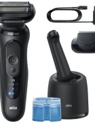 Braun Series 5 52-N7200cc електрическа самобръсначка с почистваща и зарядна станция SmartCare Black 1 бр.