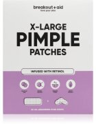 breakout + aid Pimple Patches X-Large локална грижа против акне с ретинол 5 бр.