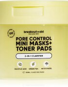 breakout + aid Pore Control Mini Masks + Toner Pads тонизиращи възглавнички със салицилова киселина 100 бр.