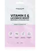 breakout + aid Vitamin E & Licorice Root озаряваща платнена маска с витамин Е 34 бр.