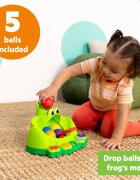Bright Starts Poppin' Ball Frog играчка за подреждане с мелодия 6 m+ 1 бр.