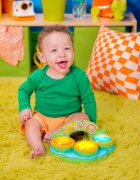 Bright Starts Safari Beats играчка за подреждане с мелодия 3 m+ 1 бр.