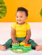 Bright Starts Safari Beats играчка за подреждане с мелодия 3 m+ 1 бр.