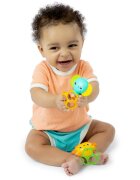 Bright Starts Soother Pals™ Easy-Grasp играчка с гризалка 3 m+ 2 бр.
