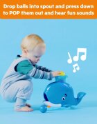 Bright Starts Whale Popper музикална играчка 6m+ 1 бр.