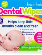 Brush Baby DentalWipes кърпички за зъби за деца 28 бр.
