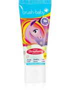 Brush Baby Natural Strawberry паста за зъби за деца с аромат на ягода над 3 г. 50 мл.