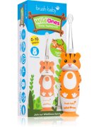 Brush Baby WildOnes WildOne електрическа четка за зъби + 2 резервни глави за деца Tiger 1 бр.