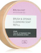 BrushArt Accessories Brush & Sponge cleansing soap почистващ сапун за козметични четки Refill 40 гр.