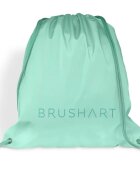 BrushArt Accessories Gym sack lilac торба с връзки Mint green 34x39 см