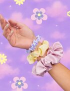 BrushArt Daisy Dreams Satin Scrunchies Set ластици за коса 3 бр.
