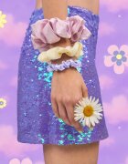 BrushArt Daisy Dreams Satin Scrunchies Set ластици за коса 3 бр.