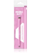 BrushArt Double Duty Eyeliner & Eyeshadow brush четка за сенки за очи и очни линии двустранен 1 бр.