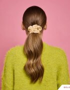 BrushArt Gift for You Slim & Midi satin scrunchie set ластици за коса Blonde latte 3 бр.