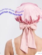 BrushArt Hair Adjustable Satin Bonnet тюрбан За коса Candy Pink 1 бр.