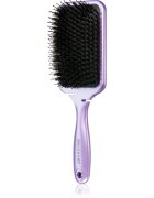 BrushArt Hair Boar bristle paddle hairbrush Четка за коса с косми от глиган Metallic Lilac 1 бр.