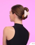 BrushArt Hair Claw clip щипка за коса Pink 1 бр.