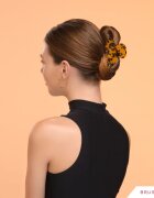 BrushArt Hair Claw clip щипка за коса Tortoise shell dark 1 бр.