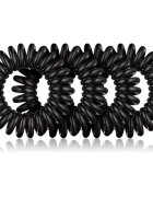 BrushArt Hair Rings ластици за коса Black 4 бр.