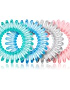 BrushArt Hair Rings ластици за коса Clear Mix 4 бр.