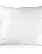BrushArt Hair Satin pillowcase калъфка за възглавница сатен White 50x60 см