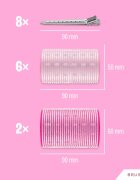 BrushArt Hair Thermal hair rollers set ролки за коса 8 бр.