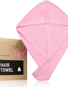 BrushArt Home Salon Hair towel хавлия За коса Pink