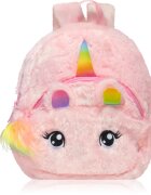 BrushArt KIDS Fluffy unicorn backpack Small детска раница Pink (20 x 23 cm) 1 бр.