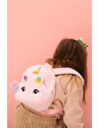 BrushArt KIDS Fluffy unicorn backpack Small детска раница Pink (20 x 23 cm) 1 бр.