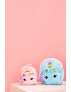 BrushArt KIDS Fluffy unicorn backpack Small детска раница Pink (20 x 23 cm) 1 бр.