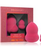 BrushArt Make-up Sponge Set Mini me - Pink гъба за фон дьо тен MINI ME - PINK