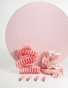 Brushworks Complete Hair Clip & Scrunchie Set комплект ластици и фиби за коса