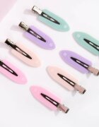 Brushworks No Crease Clips фиби за коса Pastel