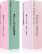 Brushworks Pastel Buffing Blocks четиристранен полиращ блок за нокти