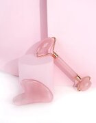 Brushworks Resin Rose Roller & Gua Sha комплект за грижа за лице