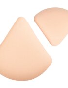 Brushworks Triangular Powder Puff Duo апликатор с пяна за фон дьо тен