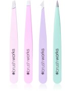 Brushworks Tweezer Set Pastel комплект пинсети