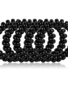 Brushworks Wonder Bobble ластици за коса Black 5 бр.
