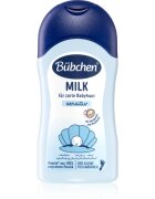 Bübchen Sensitive Baby Milk тоалетно мляко за тяло за детска кожа 50 мл.