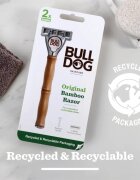Bulldog Original Bamboo Razor самобръсначка + резервни остриета 9 бр