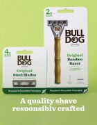 Bulldog Original Bamboo Razor самобръсначка + резервни остриета 9 бр