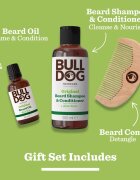 Bulldog Original Beard Care Kit подаръчен комплект за мъже Peach Wood 104 cm