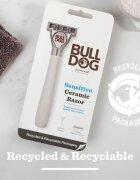 Bulldog Sensitive Ceramic Razor самобръсначка + резервни остриета 9 бр
